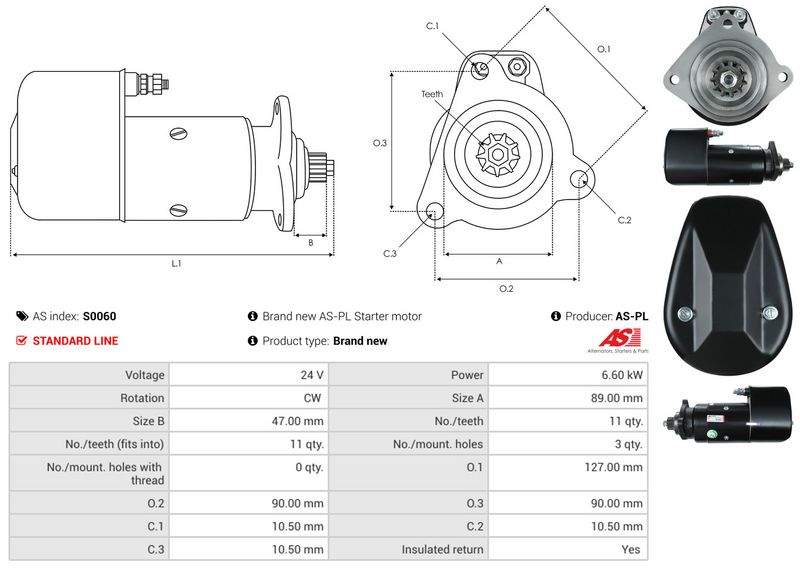 AS-PL S0060 Starter