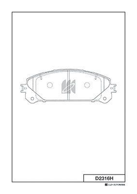 колодки TOYOTA 04465AZ219