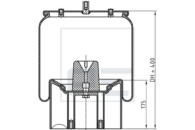 Mech, pneumatické odpružení 084.268-71A