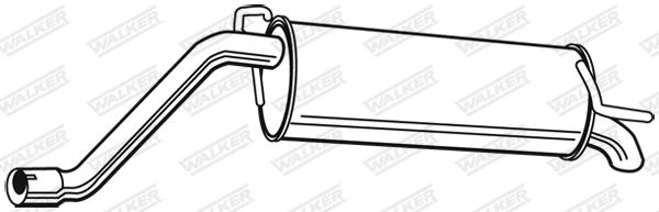 WALKER 23251 Rear Muffler