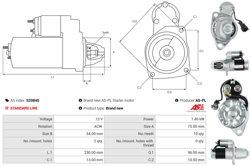 AS-PL S2084S Starter
