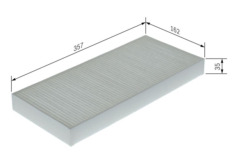 BOSCH 1 987 435 157 Filter, cabin air