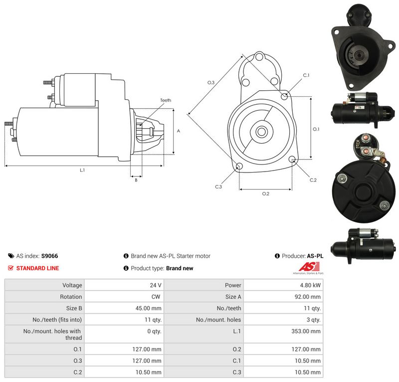 AS-PL S9066 Starter