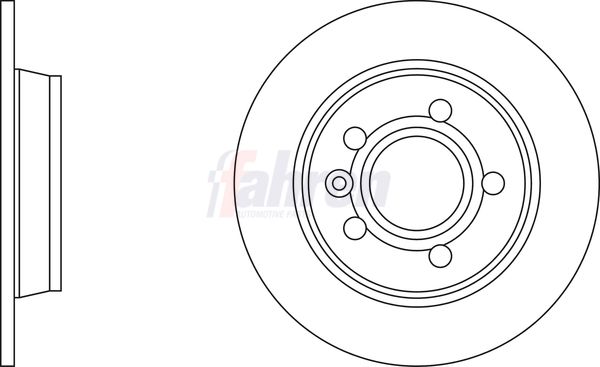 Fahren Brake Disc FBD6097