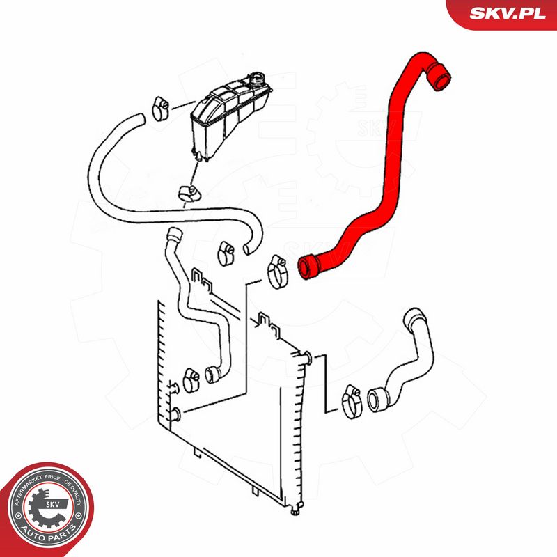 ESEN SKV 24SKV294 Radiator Hose