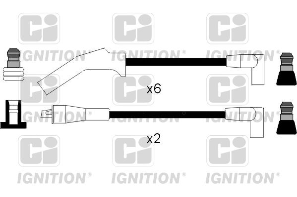 QUINTON HAZELL gyújtókábelkészlet XC507