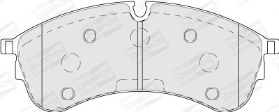 Комплект гальмівних накладок, дискове гальмо, Champion 573844