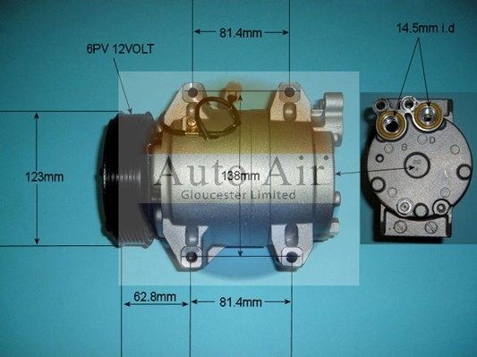 Auto Air Gloucester 14-9702P Compressor, air conditioning