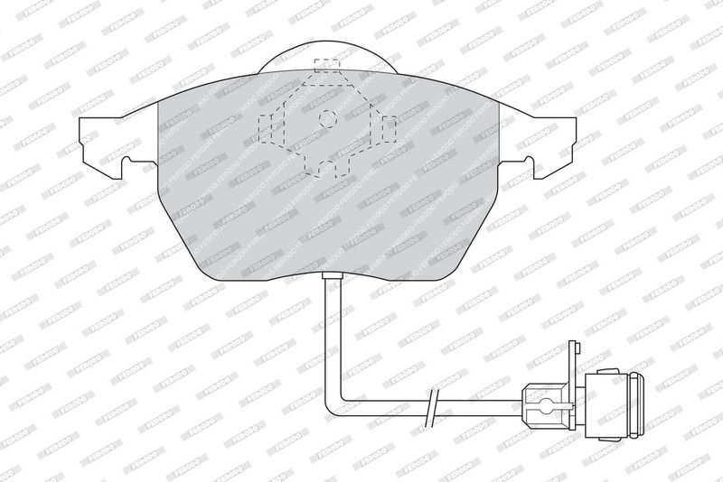 FERODO Plaquettes de frein à disque FDB590