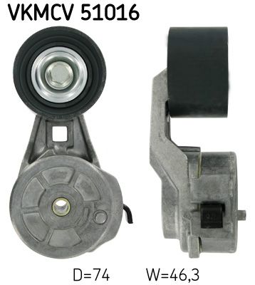 Napínák, žebrovaný klínový řemen VKMCV 51016