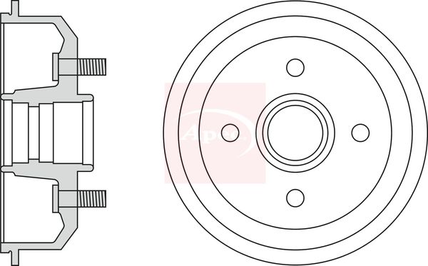 APEC Brake Drum DRM9123