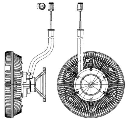 Product Image - Koppeling, radiateurventilator - CFC217000P - MAHLE