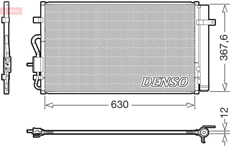 DENSO kondenzátor, klíma DCN20050