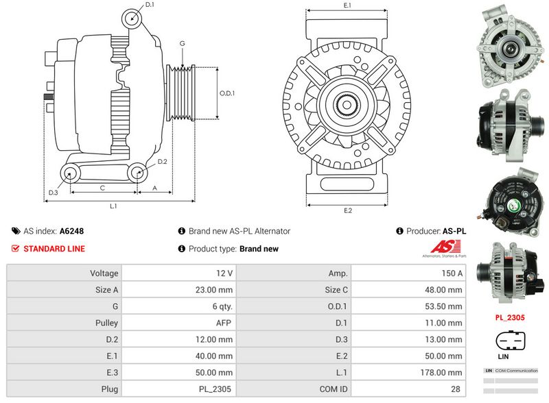 Generaator, AS-PL A6248