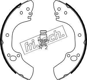 fri.tech. fékpofakészlet 1073.170