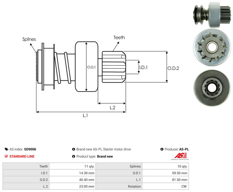 Vabajooks, starter, AS-PL SD9006