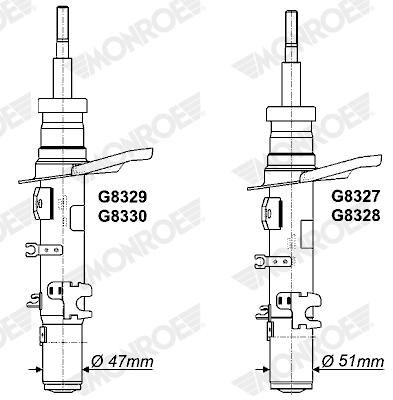 MONROE G8328 Shock Absorber