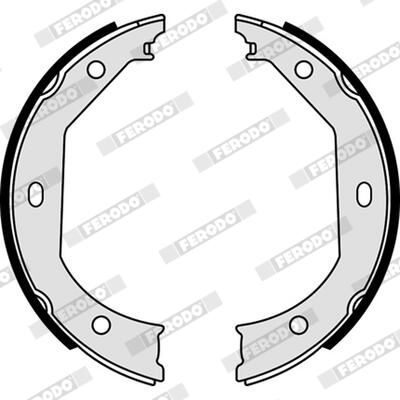 FERODO FSB585 Brake Shoe Set, parking brake