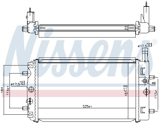 Ψυγείο, ψύξη κινητήρα  ** FIRST FIT **