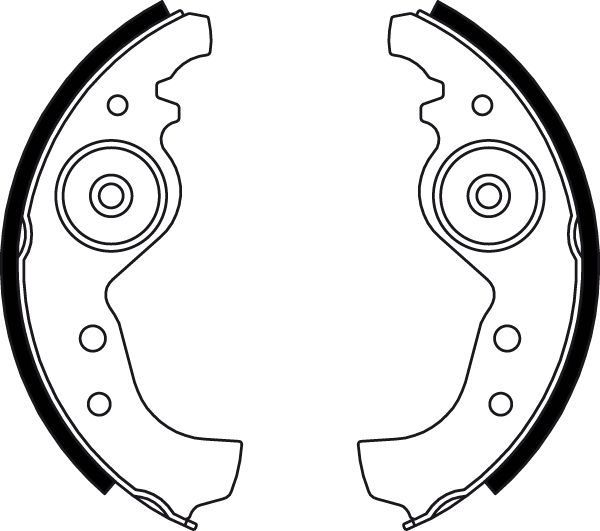 TRW GS8289 Brake Shoe Set