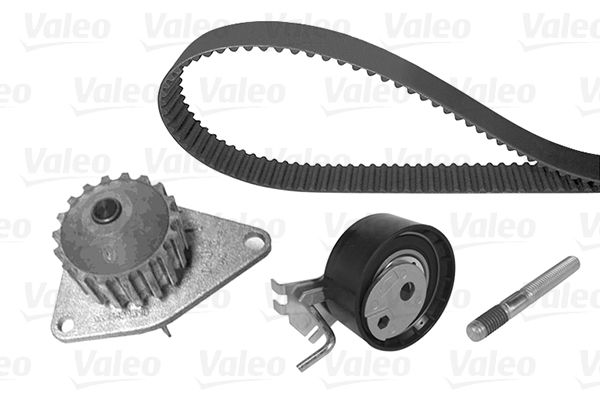 VALEO Waterpomp + distributieriem set 614566