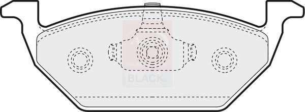 APEC Brake Pad Set, disc brake PAD1062B