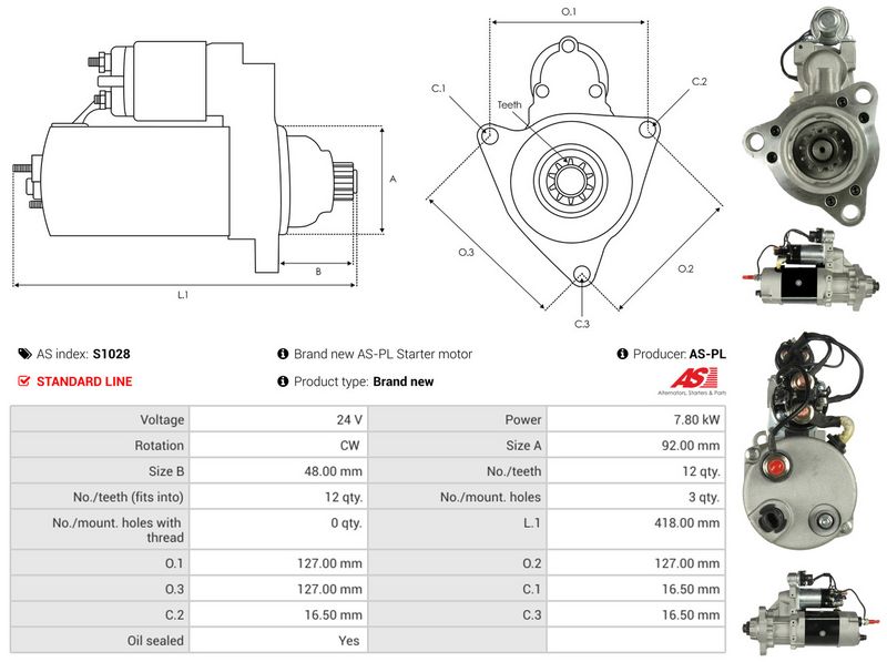 AS-PL S1028 Starter