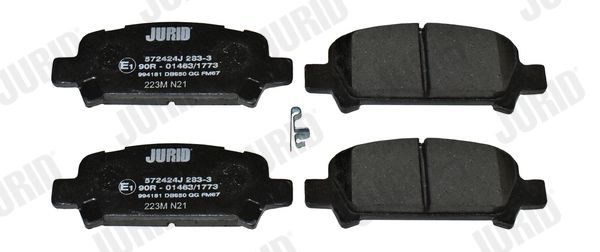 JURID 572424J Brake Pad Set, disc brake