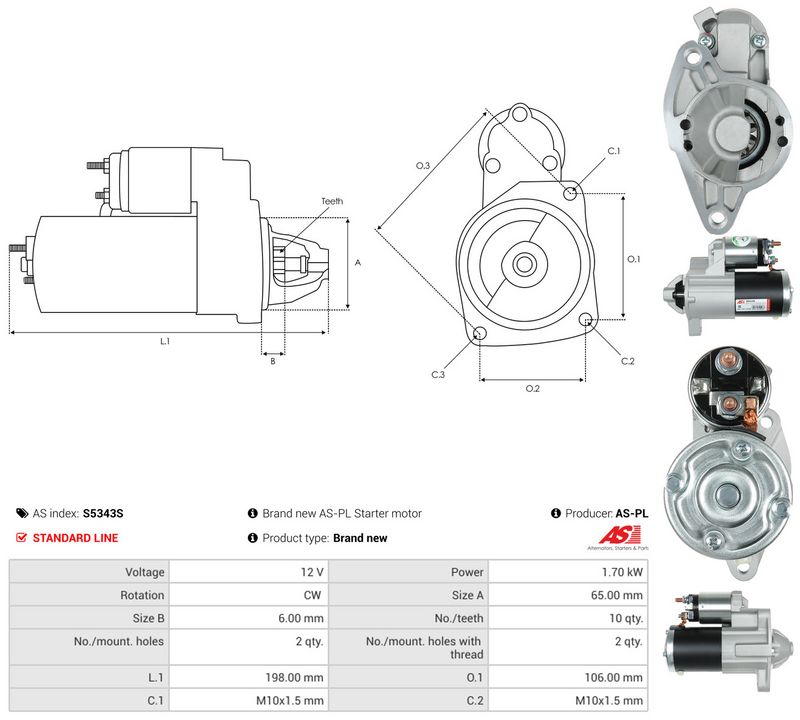 AS-PL S5343S Starter