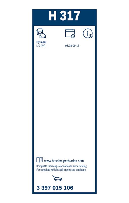 BOSCH 3 397 015 106 Wiper Blade