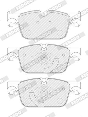 BREMSBELAGSATZ SCHEIBENBREMSE FERODO FDB4994 1