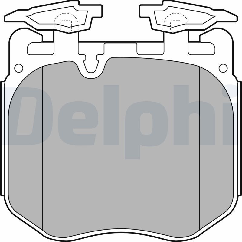 Delphi LP3304 Brake Pad Set, disc brake