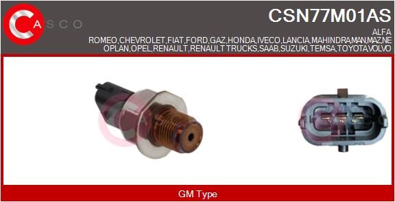Snímač, tlak paliva CSN77M01AS