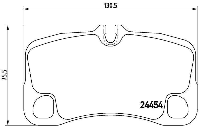 BREMBO P65013 Brake Pad Set, disc brake