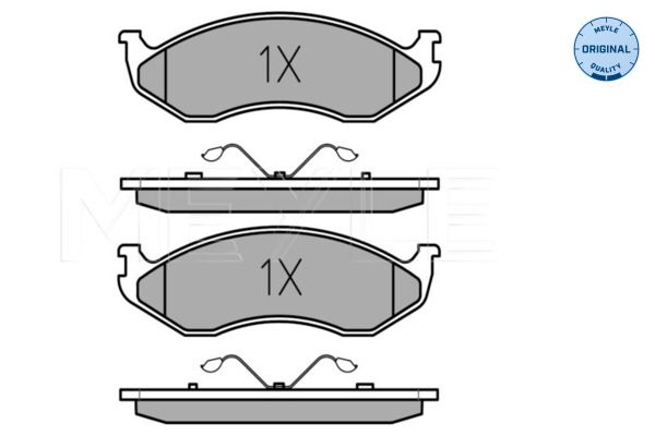 MEYLE 025 218 2217 Brake Pad Set, disc brake