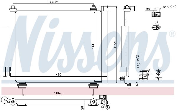 NISSENS Condensor, airconditioning 940315