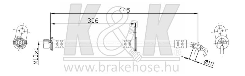 K&K FT2200 - Brake Hose