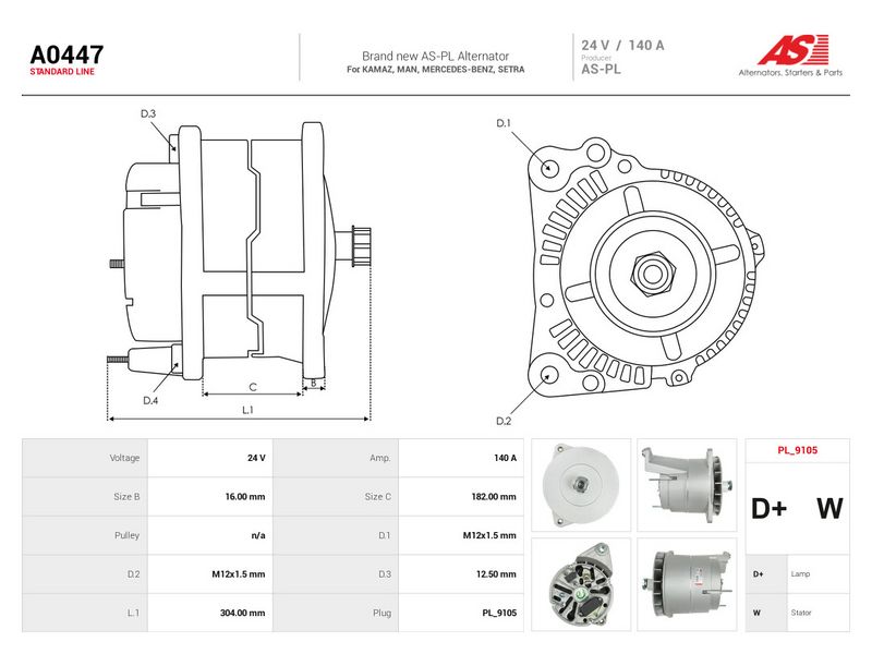 This part match OEM code: 013154740280