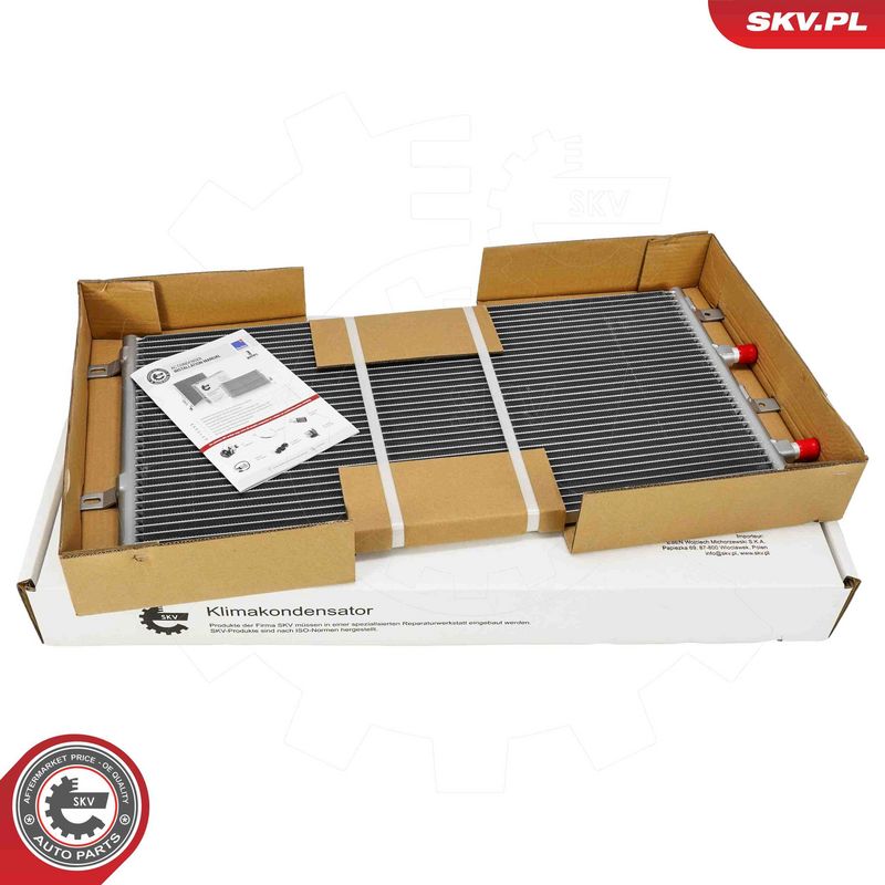 ESEN SKV 86SKV631 Condenser, air conditioning