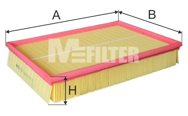 Повітряний фільтр, Mfilter K162