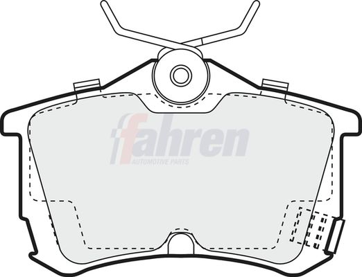 Fahren Brake Pad Set, disc brake FBP3041