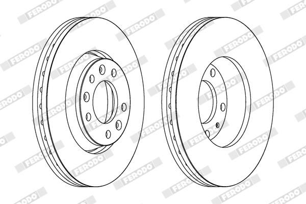 FERODO DDF1601 Brake Disc