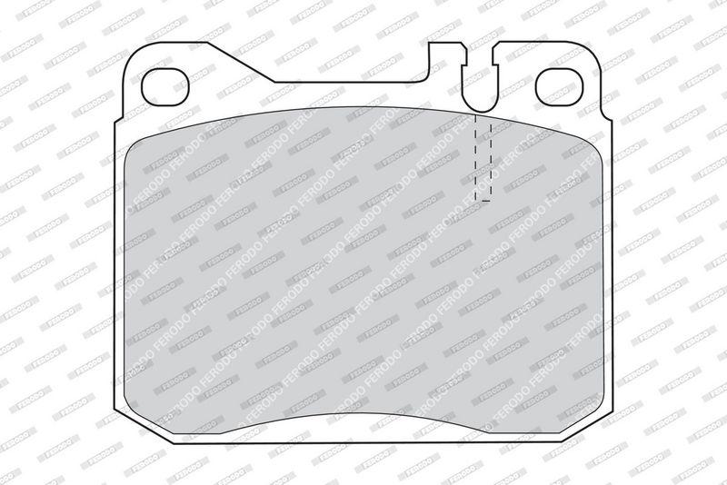 Sada brzdových destiček, kotoučová brzda FDB143