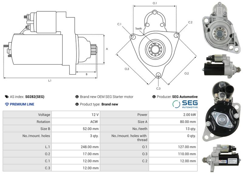 AS-PL S0282(SEG) Starter