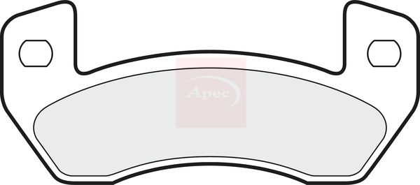 APEC Brake Pad Set, disc brake PAD1497