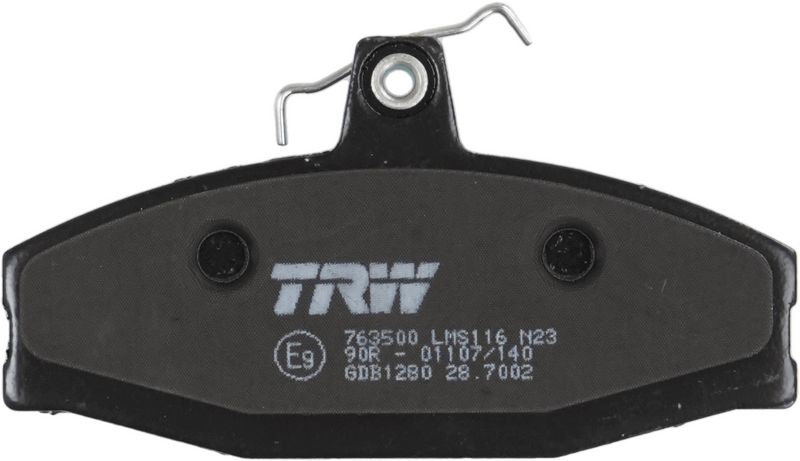 TRW GDB1280 Brake Pad Set, disc brake