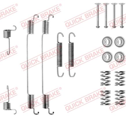 Комплект приладдя, гальмівна колодка, Quick Brake 105-0682