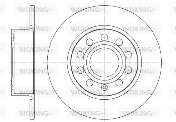 Гальмівний диск, Woking D664900