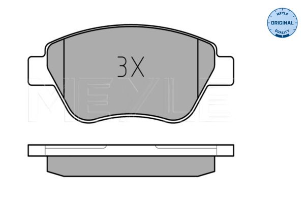 MEYLE 025 239 8217/W Brake Pad Set, disc brake