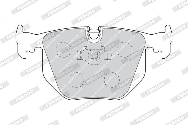 FERODO Plaquettes de frein à disque FDB1483